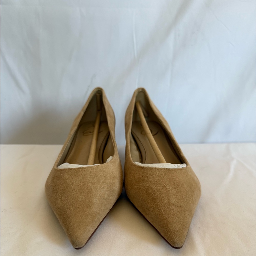 Sam Edelman Camel Suede Kitten Heels - Picture 6 of 9